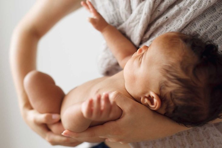 Newborn Baby Maternity Love Care Family Innocence Concept